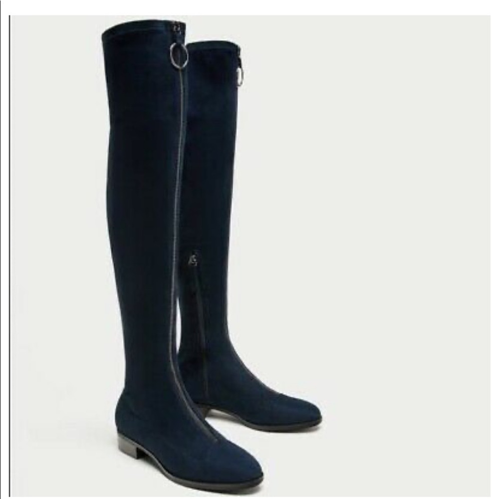 Zara over the knee boots